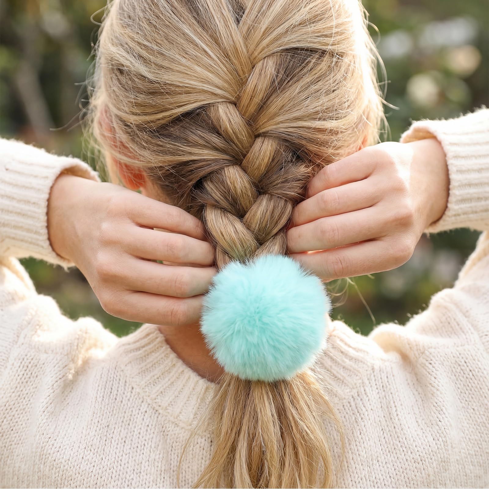 Gegraterwa gomas pom-pom textura suave y esponjosa, conserva su forma.