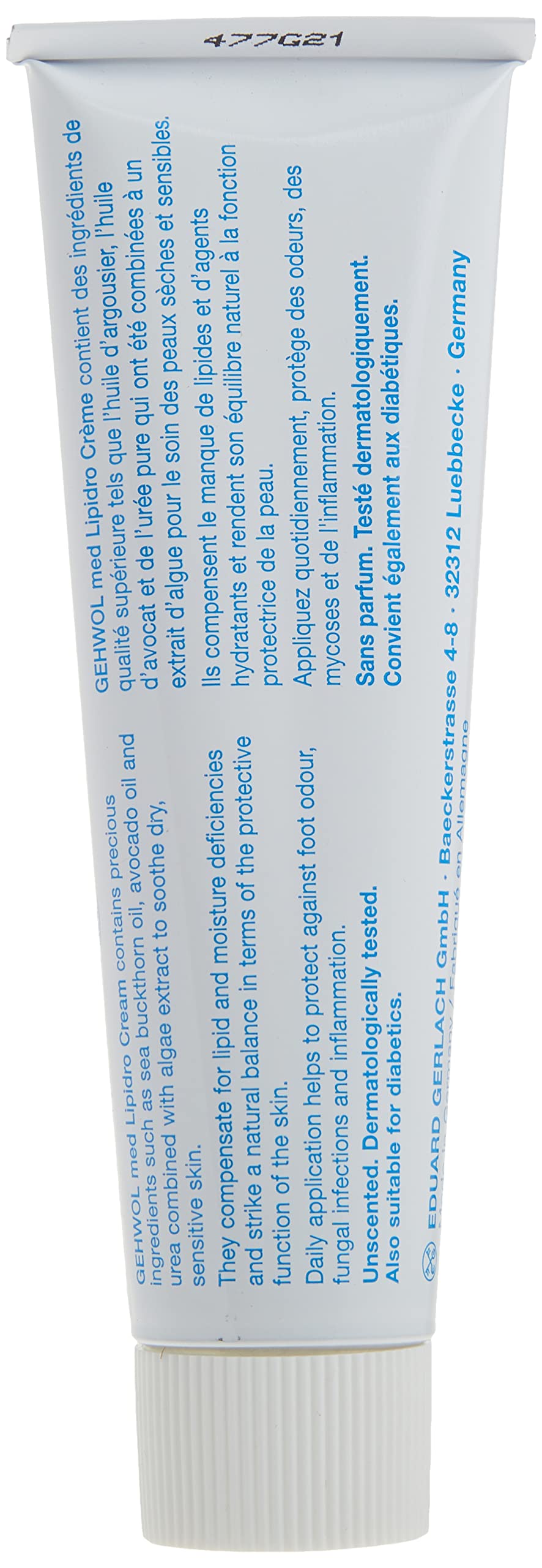 Aceite de aguacate en Gehwol Lipidro repara la barrera lipídica