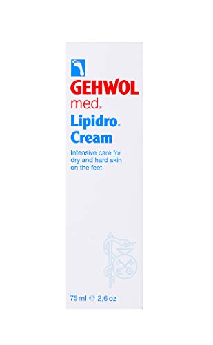 Textura cremosa de Gehwol Lipidro facilita la aplicación en pies
