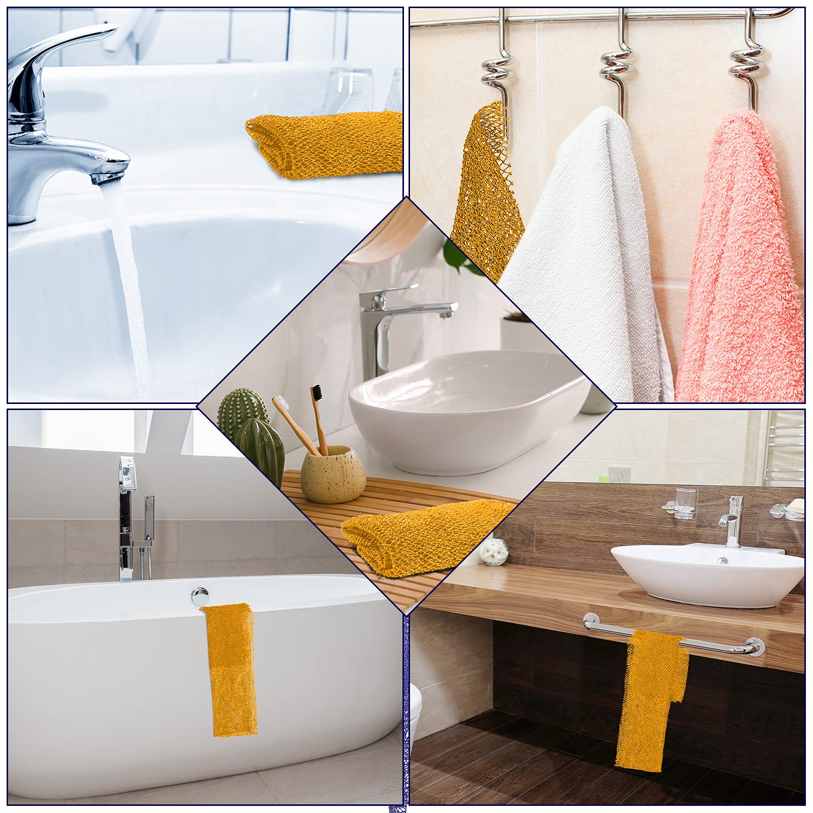 Geiserailie esponja de baño para uso diario y regalo práctico.