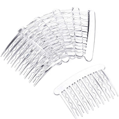 Gejoy peine plástico con dientes rectos para cabello fino.