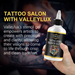 Gel de plantillas tatuaje profesional, aplicación sin esfuerzo.