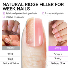 Capa-base Gelike EC para uñas más flexibles y protegidas.