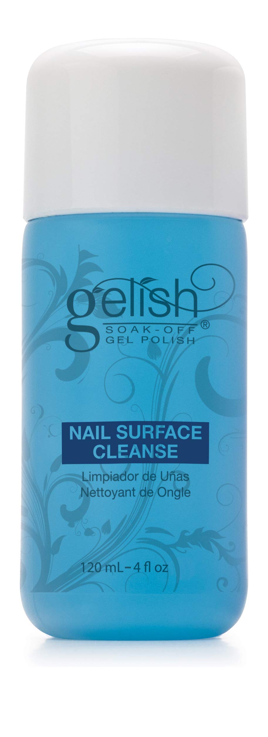 Gelish Limpia Superficie Uñas: elimina residuo pegajoso para acabado liso.