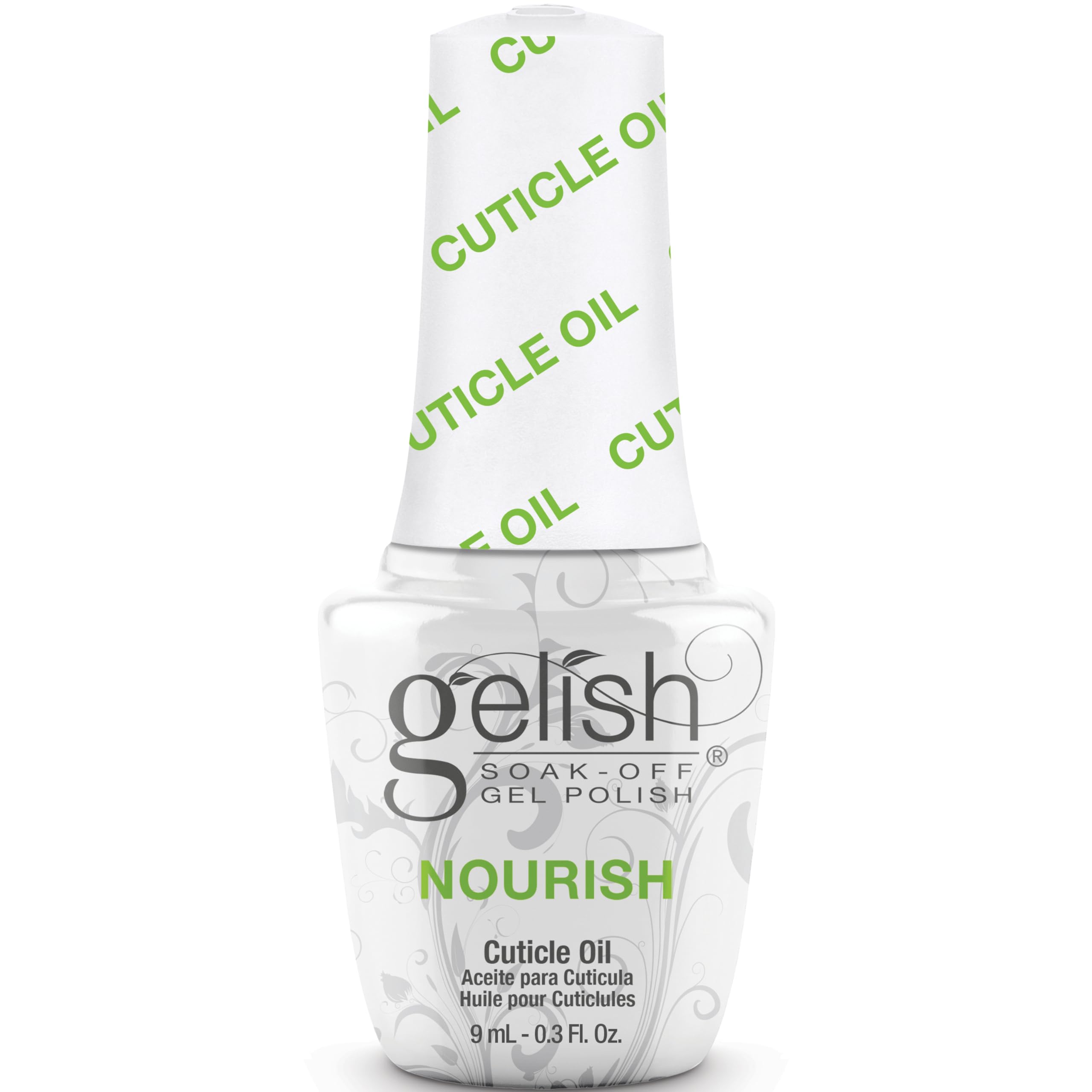 Gelish Mini Nourish: botella de aceite para cutículas con hidratación rápida.