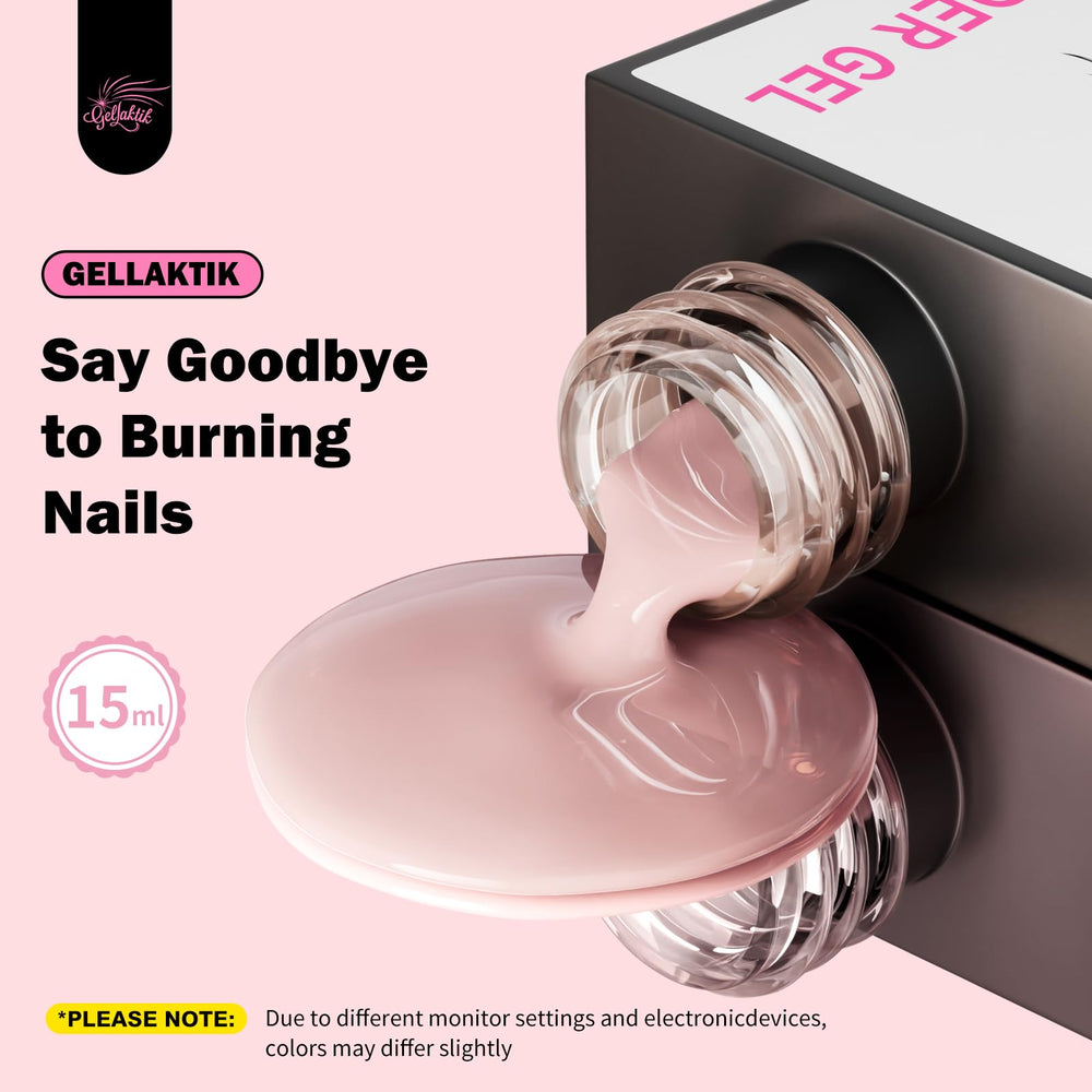 Gellaktik Builder Gel apex-curva para uñas bien estructuradas.