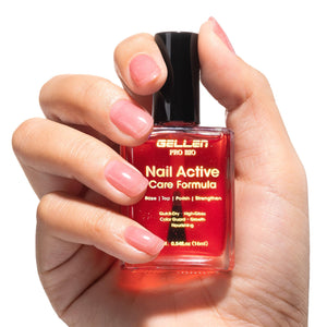 Gellen Active Glow, esmalte un paso, brillo natural y fácil aplicación.