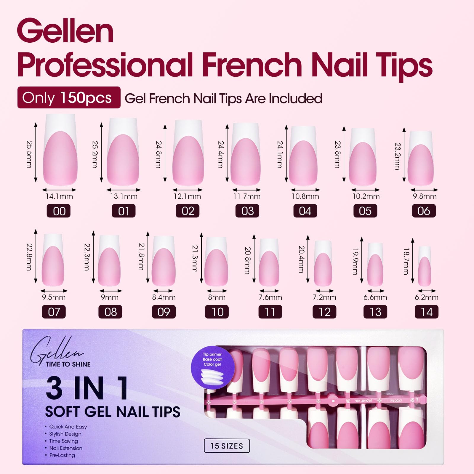 GELLEN aplicación profesional en minutos gracias a las puntas ya preparadas