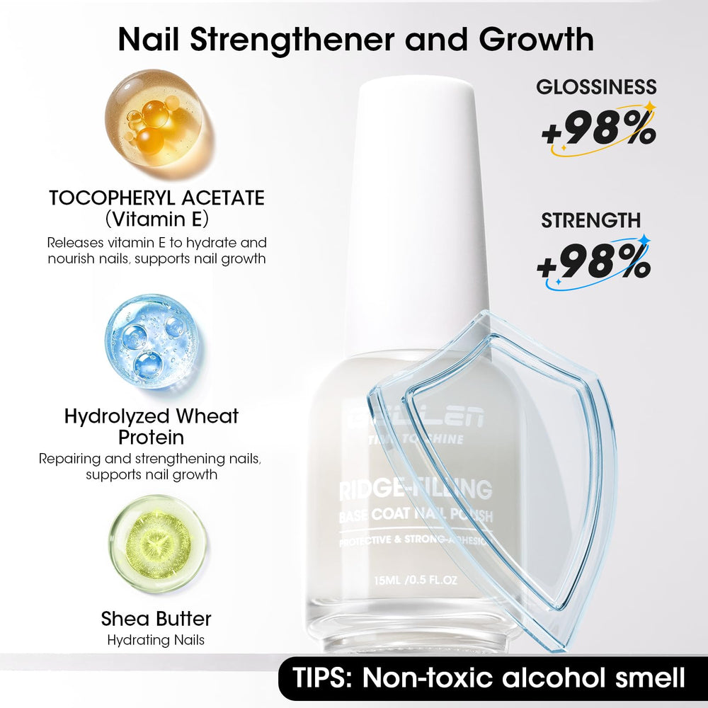 GELLEN Fortalece uñas débiles y finas para un crecimiento natural.