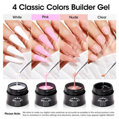 GELLEN Builder Gel para aplicación de uñas por principiantes con resultados profesionales.