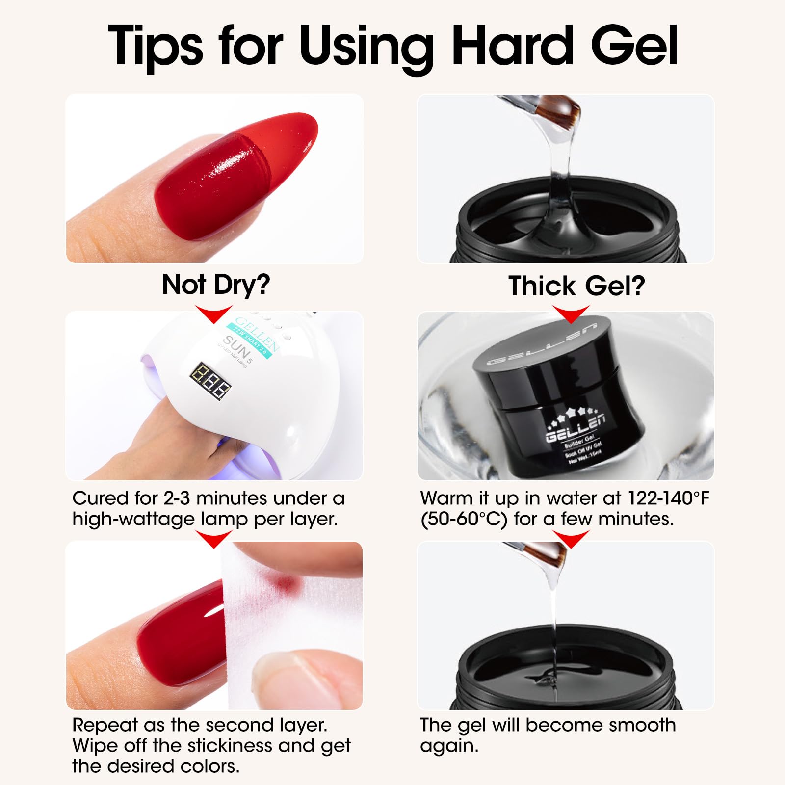 Gellen Builder Gel uso diario para manicura en casa