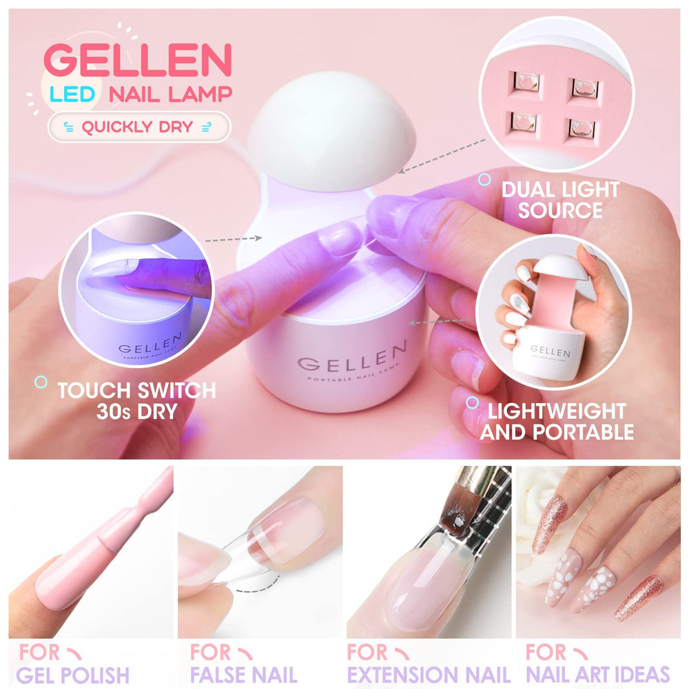 GELLEN clips de tapas de uñas para elegir el tamaño perfecto.