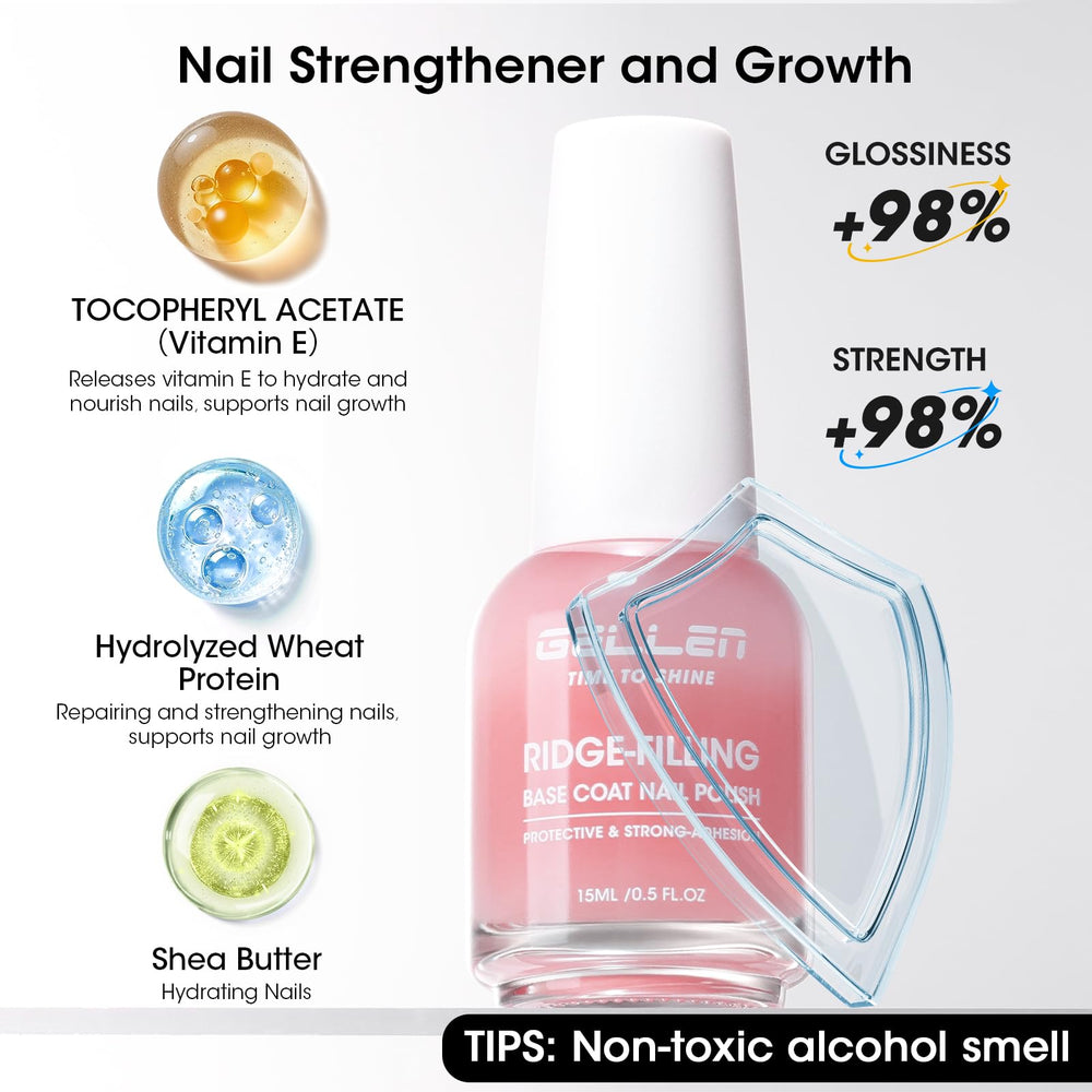 GELLEN ingredientes karité y vitamina E hidratan uñas secas.
