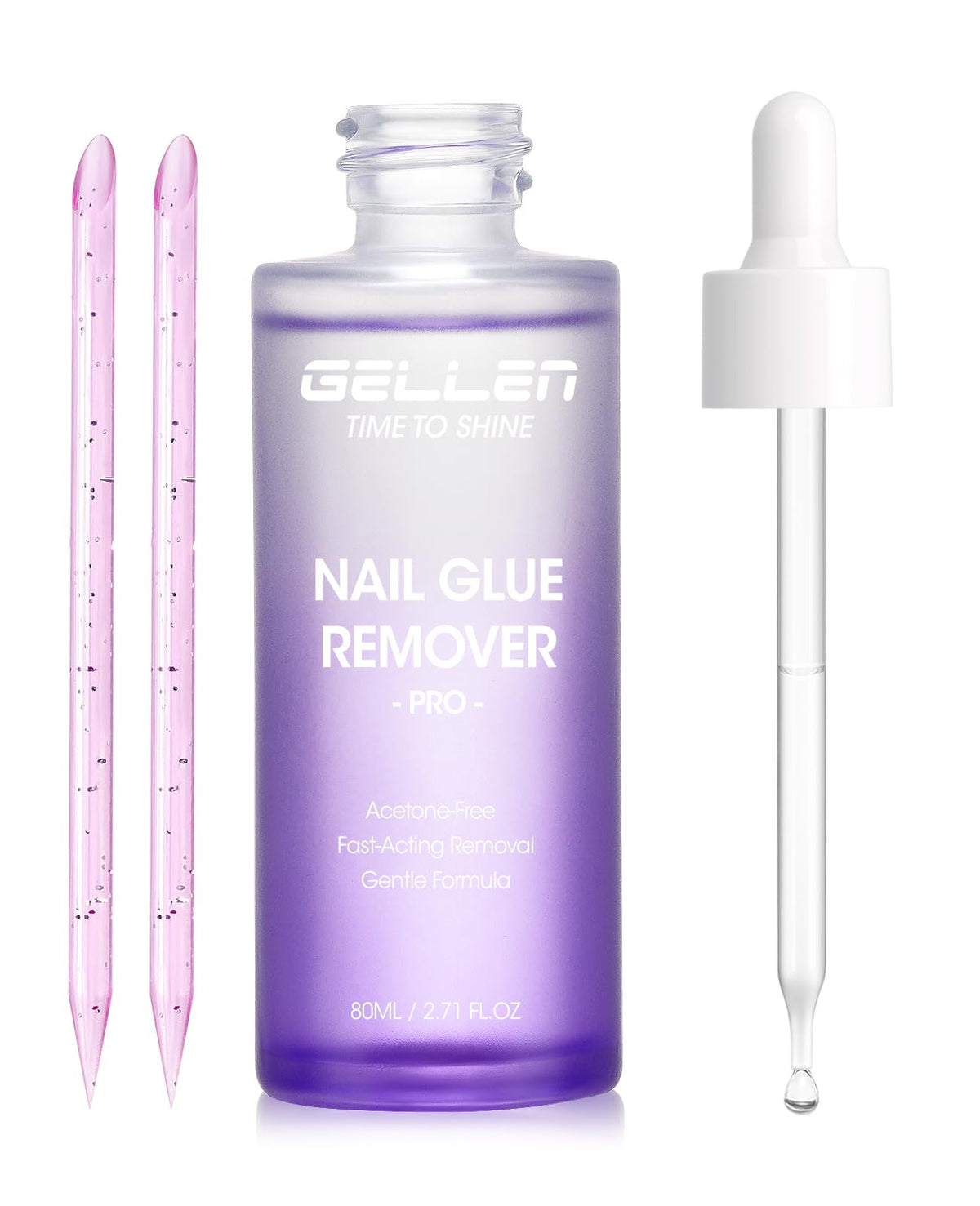 Removedor Gellen para uñas, punta precisa y disolución del adhesivo