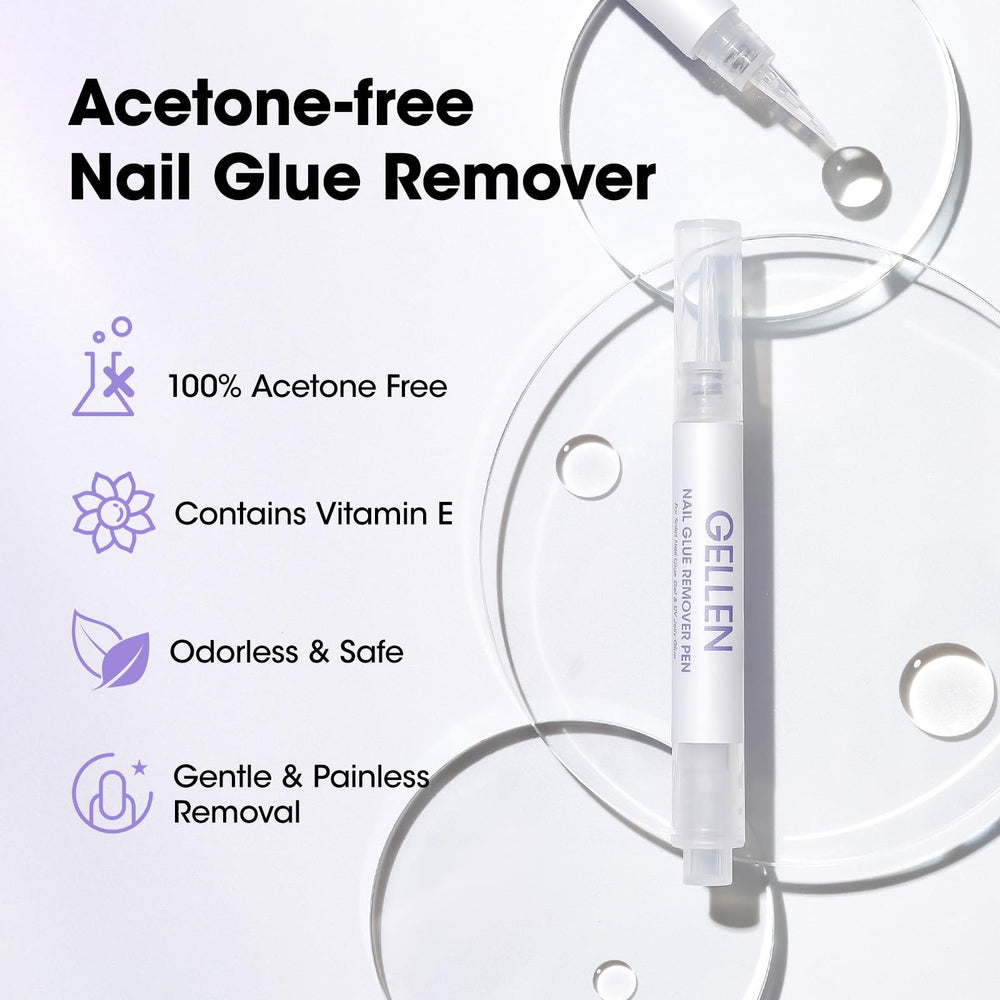 GELLEN removedor con vitamina E para nutrir uñas tras retirada.
