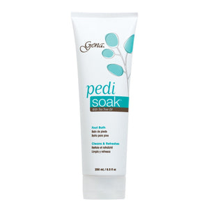 Gena Pedi Soak, bano de pies con espuma suave, relajante y limpieza suave.