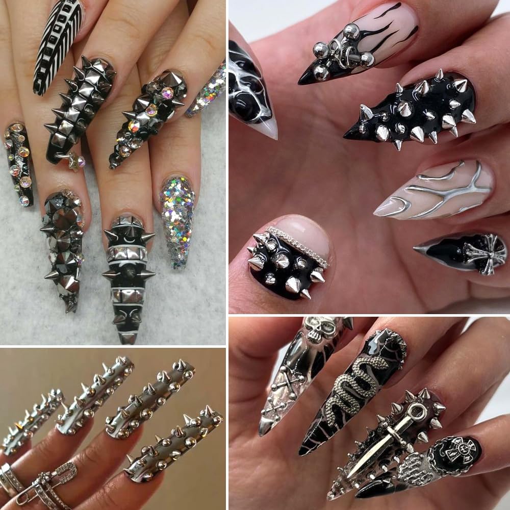 Generic accesorios DIY uñas arte punk para creatividad.