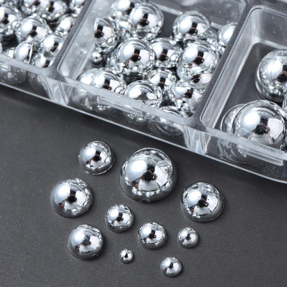 Generic caja 6 celdas organiza remaches y joyas para uñas.
