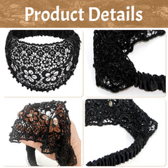 Diadema Generic con diseño floral y elástico suave para mayor comodidad.
