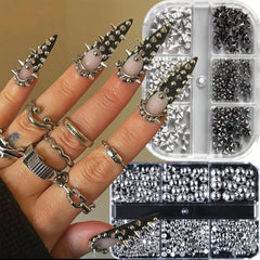 Generic pinzas para fijar adornos con precisión en uñas.