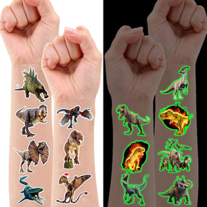 Tatuajes dinosaurio 3D Generic: precortados para fiestas infantiles
