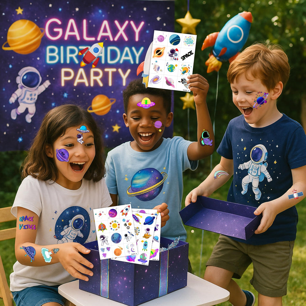 Generic tatuajes galaxia: sistema solar para decorar cuadernos y mochilas