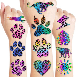 Tatuajes temporales de guepardo Generic, ideales para fiestas temáticas divertidas.