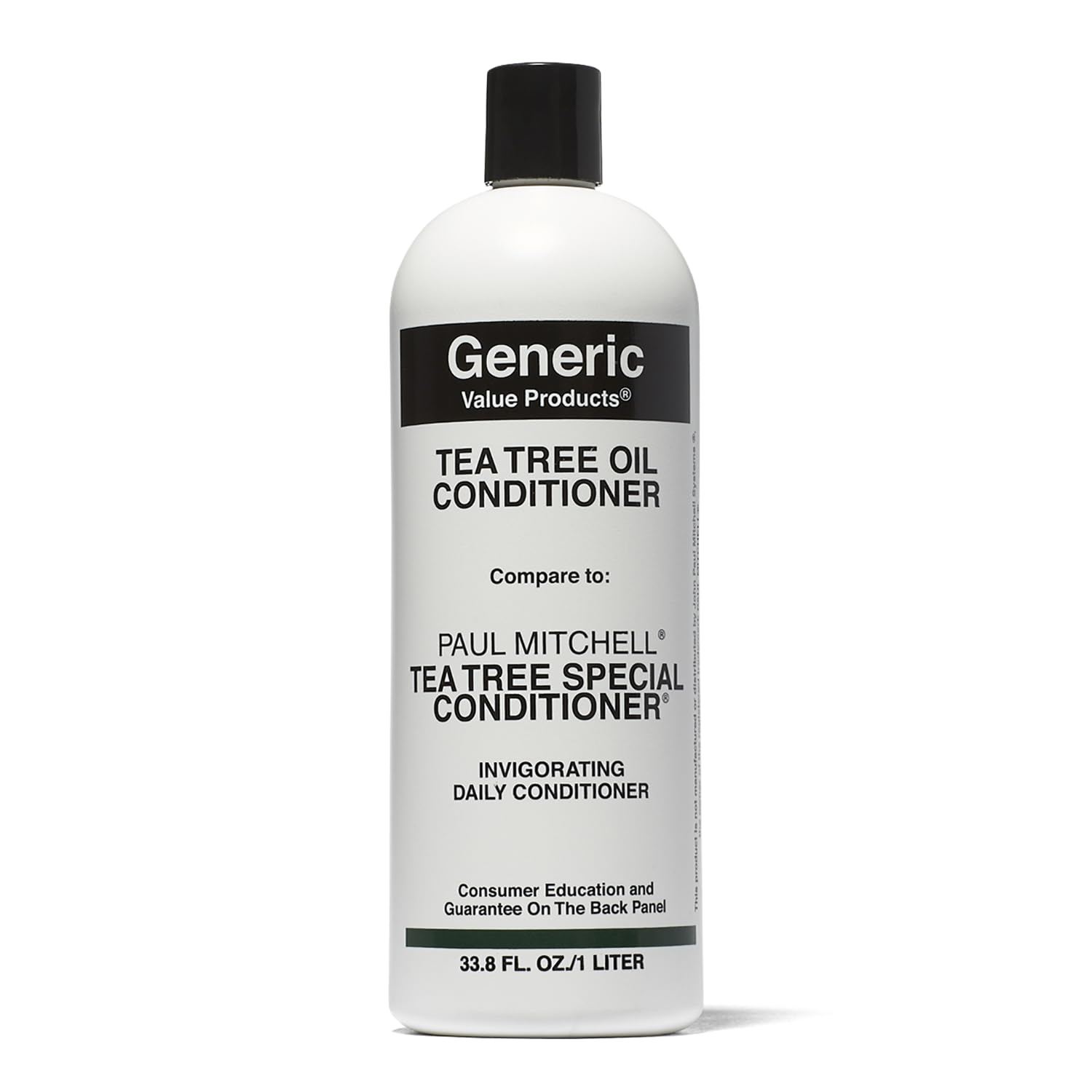 Generic Value Products Acondicionador de árbol de té: botella, brillo intenso y peinado suave para uso diario
