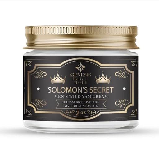 Genesis Holistic Health – crema Secreto Salomon en frasco de 2 oz, revitaliza la piel.