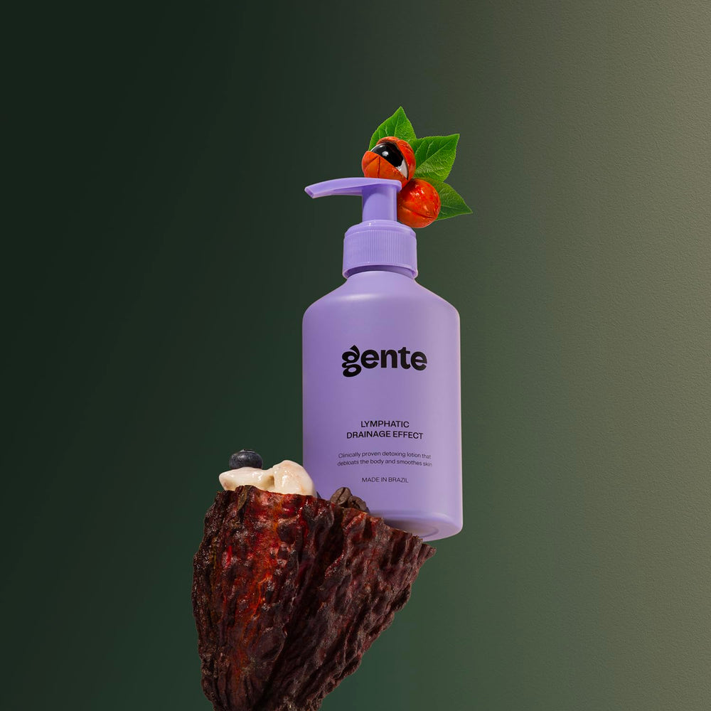 GENTE BEAUTY crema drenaje linfático aroma suave y relajante.