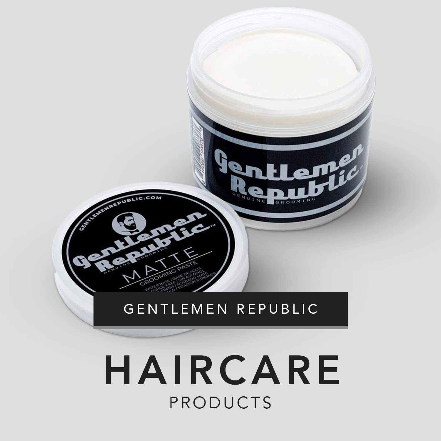 Sujecion firme y flexible de Gentlemen Republic Pasta Mate en cabello