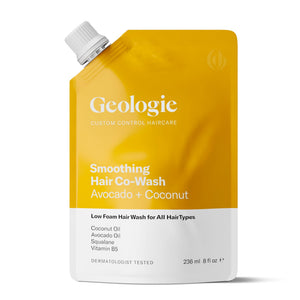 Geologie Smoothing Hair Co-Wash: botella frontal para hidratación suave y control del encrespamiento