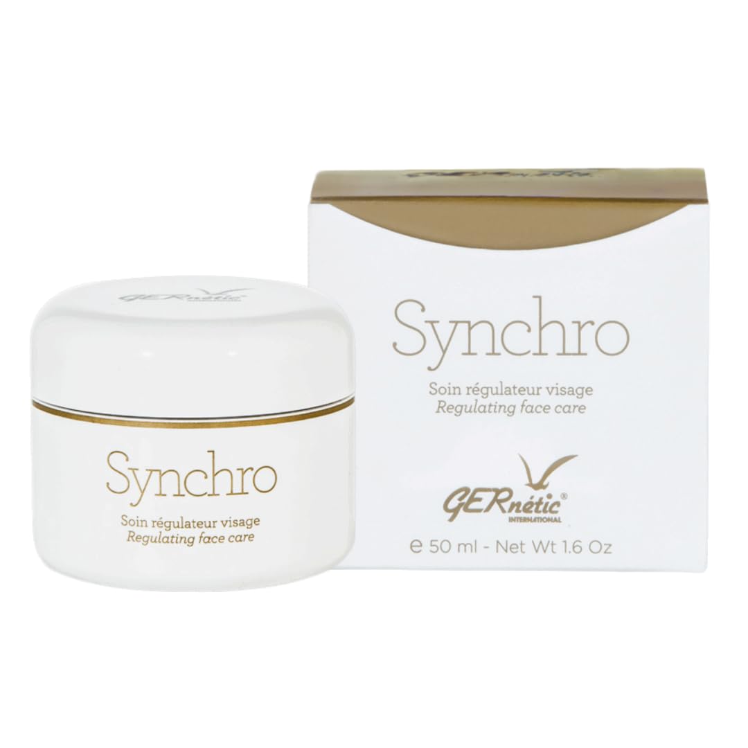 Gernetic Synchro Crema regula el rostro y nutre la piel.