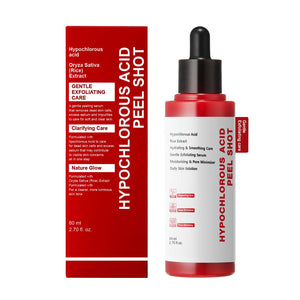 GESHANZHIShui serum exfoliante suave con ácido hipocloroso para piel limpia y radiante