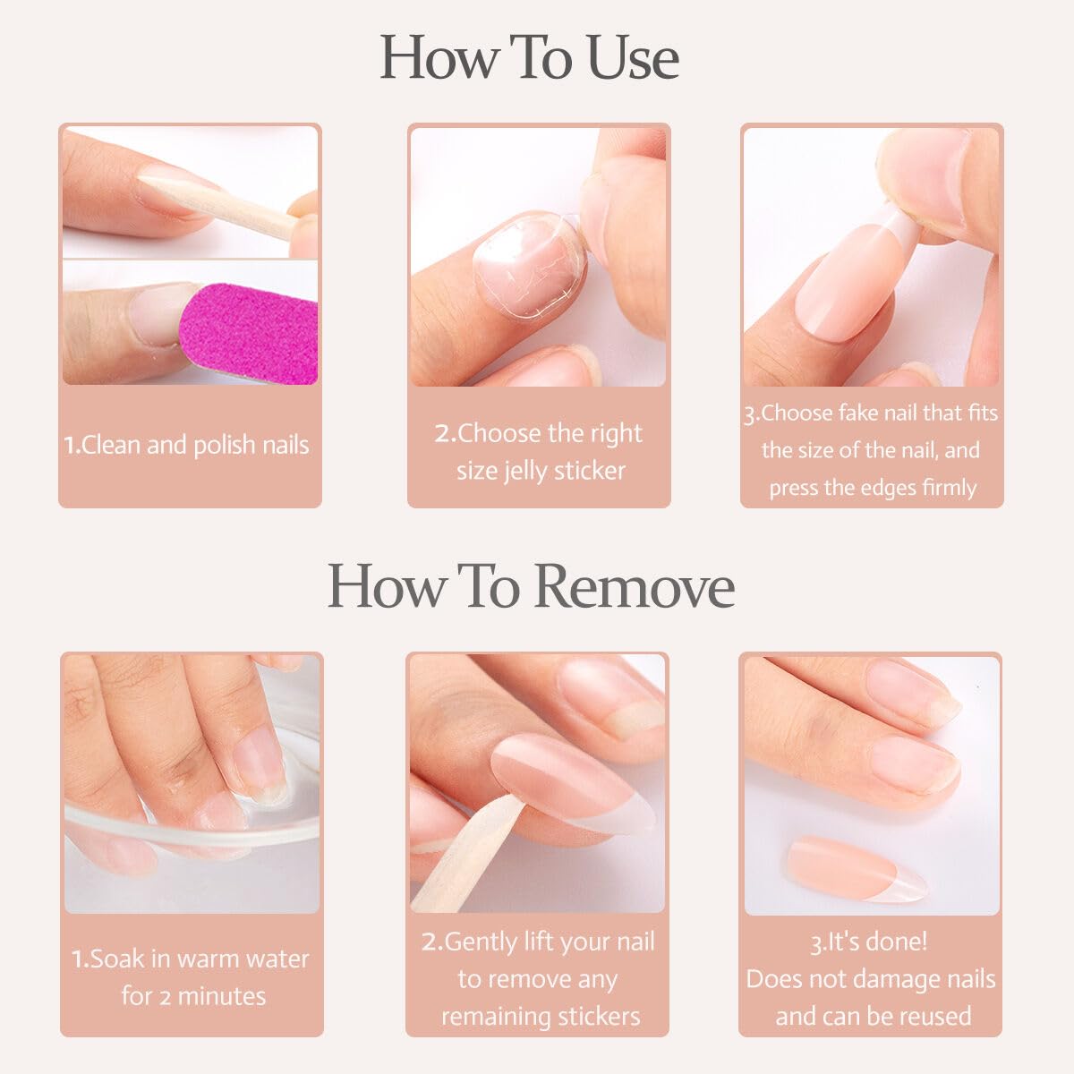 Geyakal uñas para eventos y bodas, estilo glamoroso y fácil de cambiar.