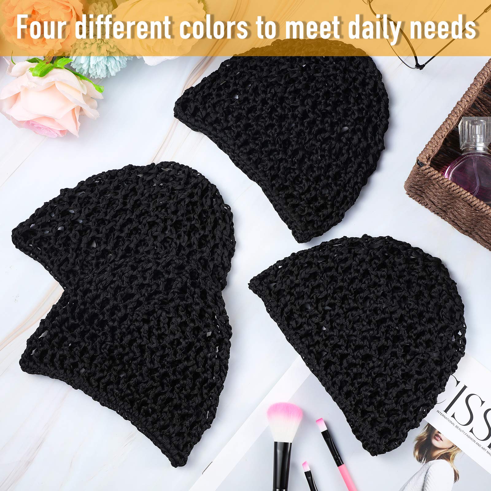 Geyoga cap malla crochet tejido suave y resistente