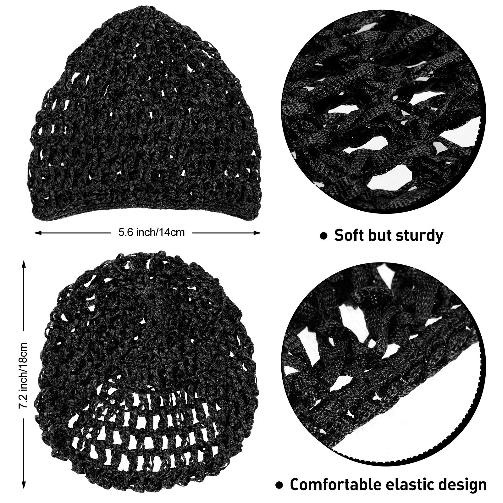 Geyoga cap malla crochet uso dormir evita enredos