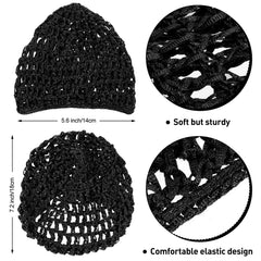 Geyoga cap malla crochet uso dormir evita enredos