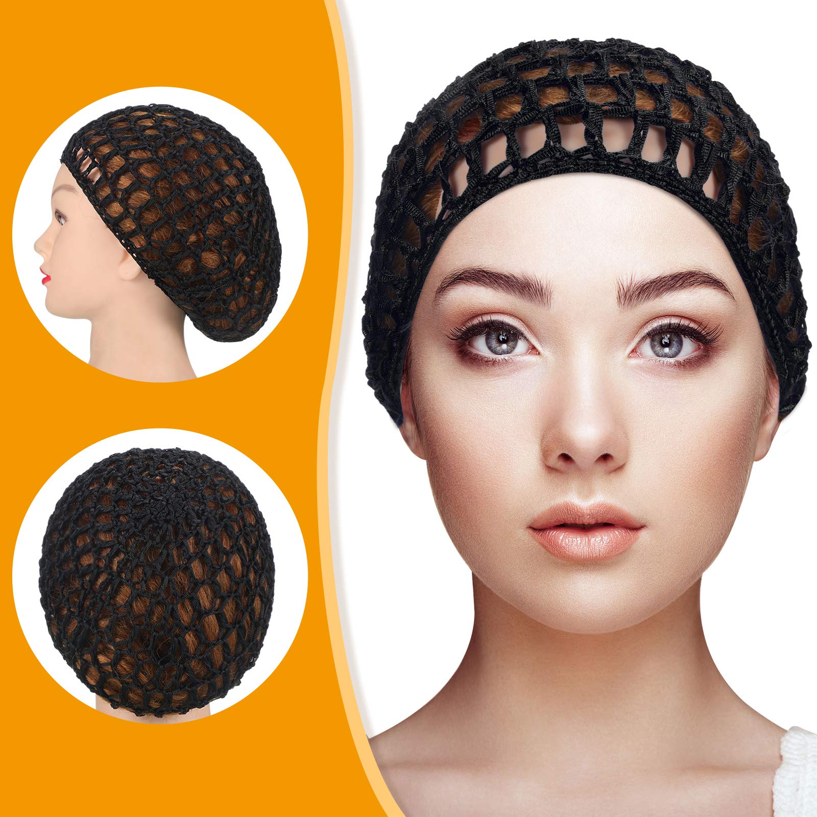 Geyoga cap malla crochet uso ducha mantiene el cabello seco