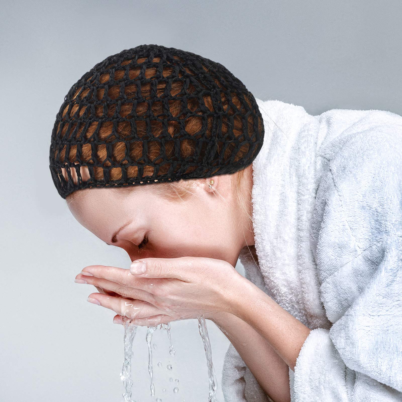 Geyoga accesorio para cabello, cobertura ligera para ducha.