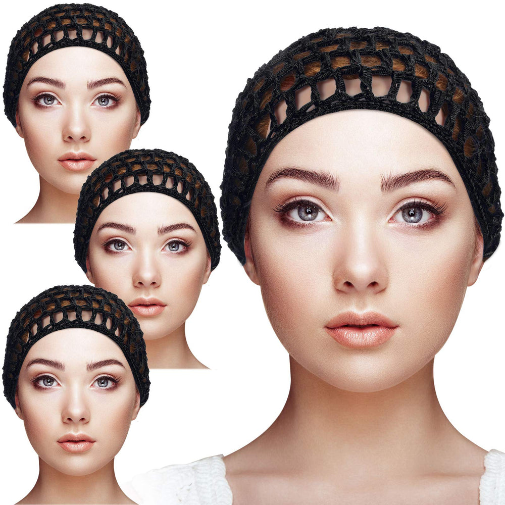 Geyoga malla tejida para cabello, protección suave al dormir.