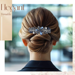 Geyoga pasadores cabello vintage con perlas y cristales, perfecto para fiestas