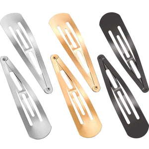 Pinza para el pelo Geyoga antideslizante de 4 pulgadas, ideal para fijar peinados