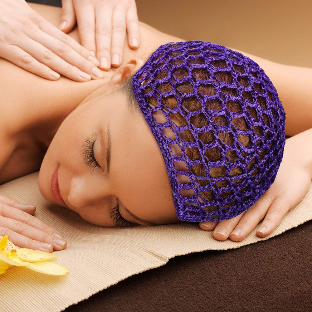 Geyoga snood de ducha rosa, protege el cabello de agua y salpicaduras.