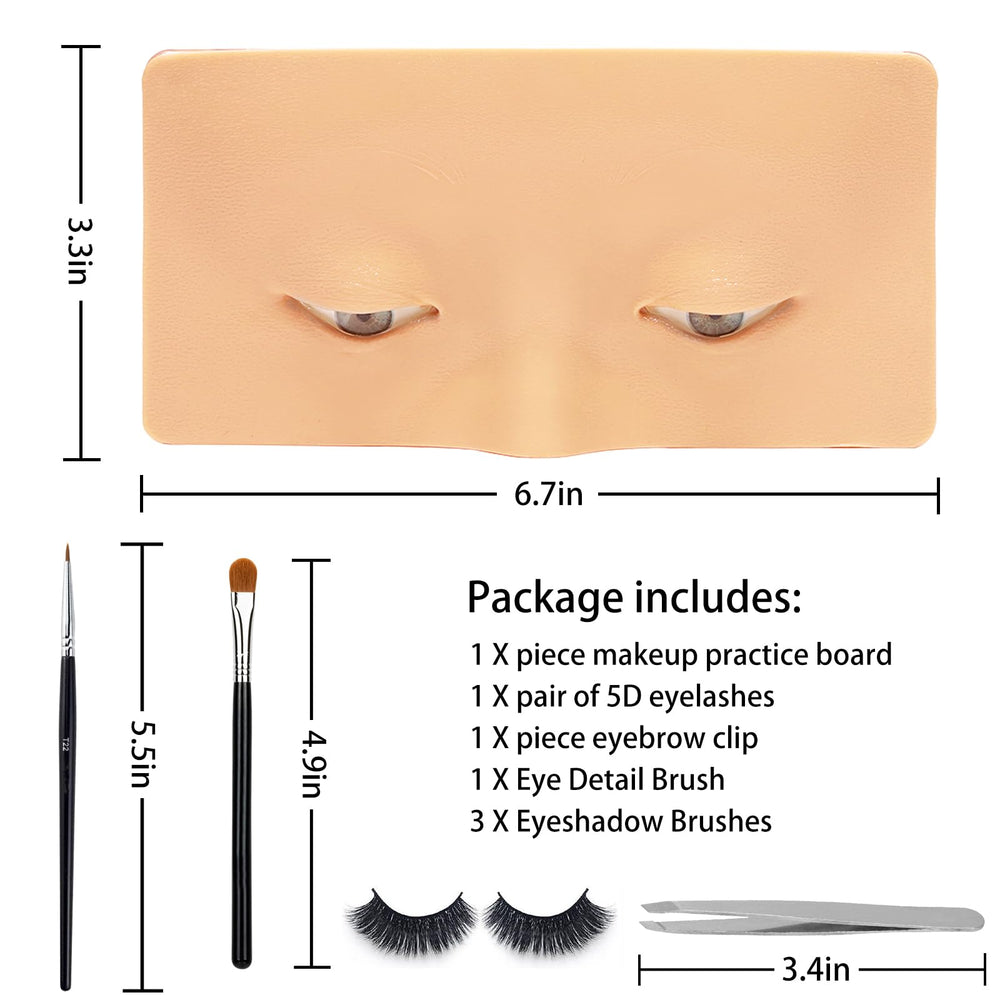 GFPGYQ pestanas 5D para practicar pestañas con precisión y simular resultados.
