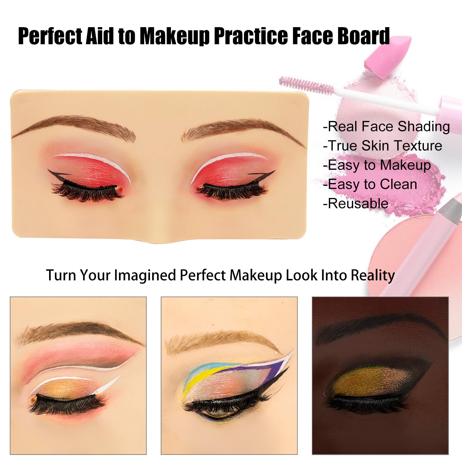 GFPGYQ pincel detalle ojos para perfeccionar delineados y acabados.