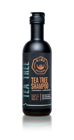GIBS Grooming Champú árbol de té en botella para limpieza revitalizante