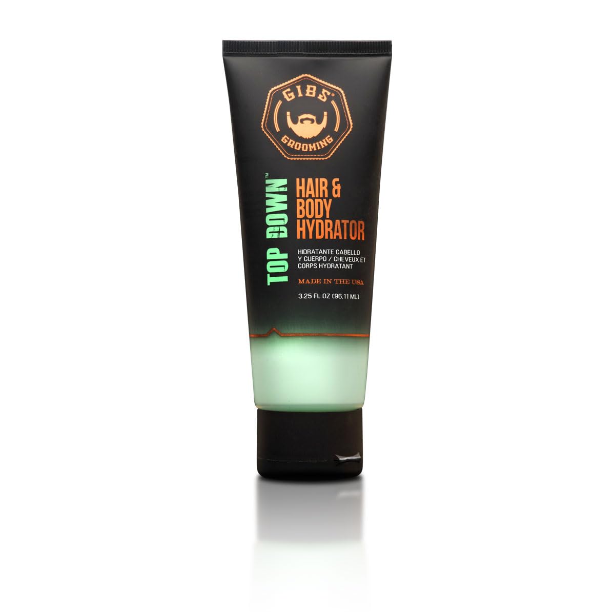 GIBS hidratante para cabello y piel, absorción rápida.