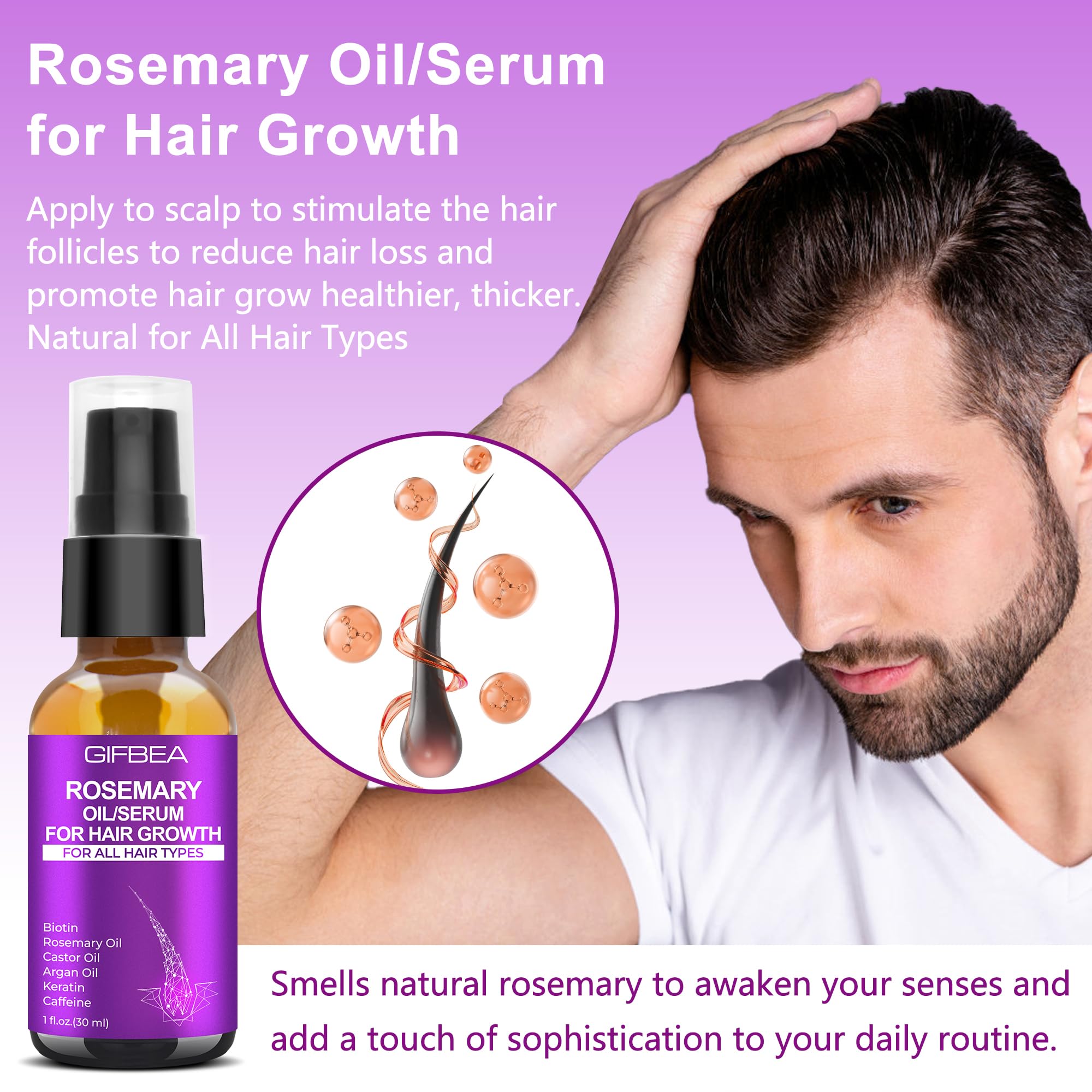 GIFBEA aceite argán para suavidad y brillo natural del cabello.