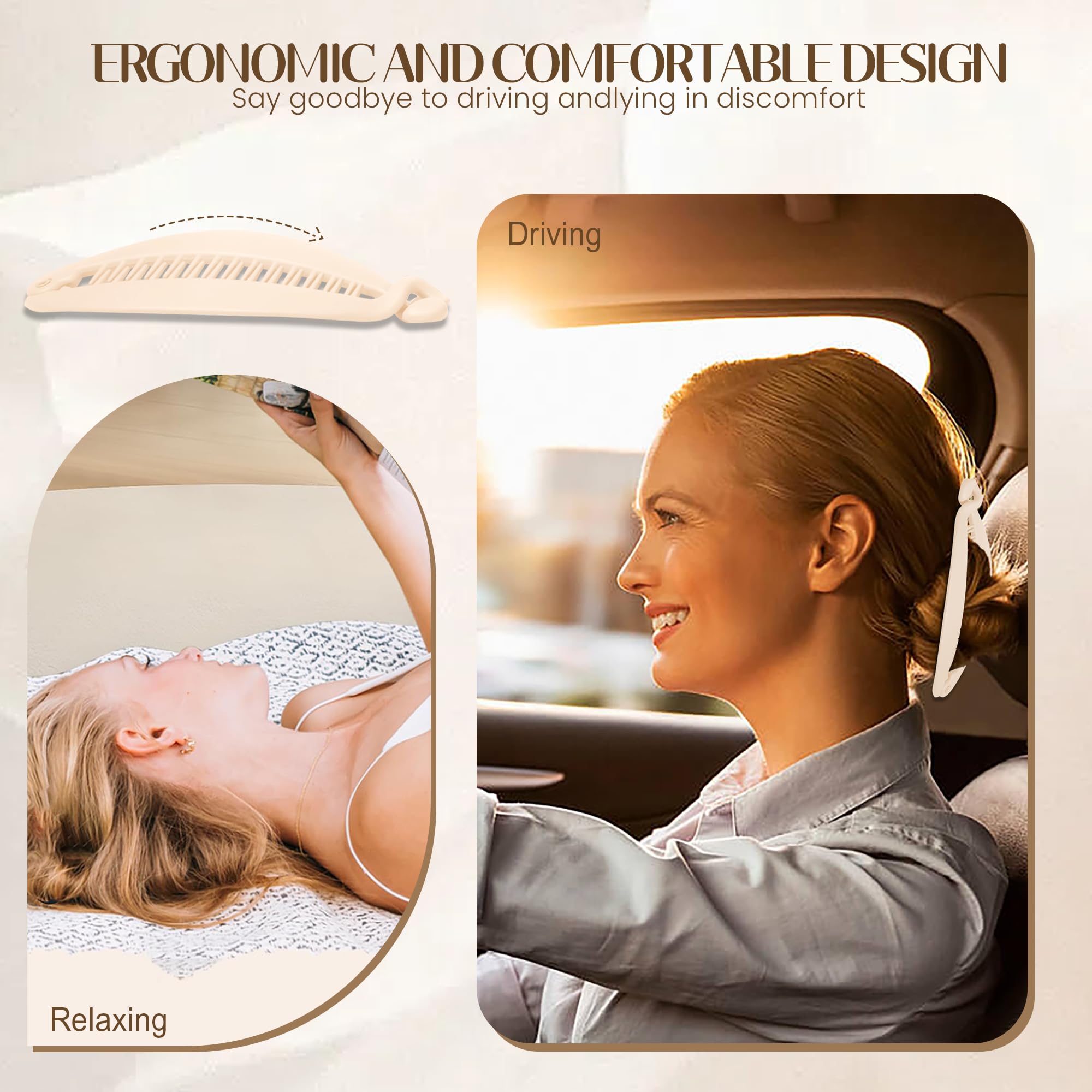 Gift4U clips banana uso diario: cómodos para trabajo, ejercicio o dormir.